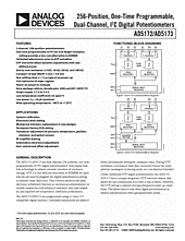 DataSheet AD5172BRM100 pdf